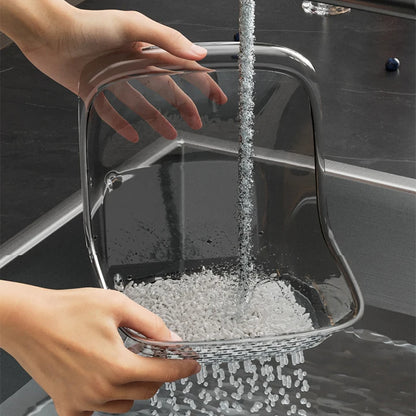 Kitchen Organizer Drain Baskets Multifunctional Plastic Sink Fruit Vegetable Cleaning Drain Storage Basket