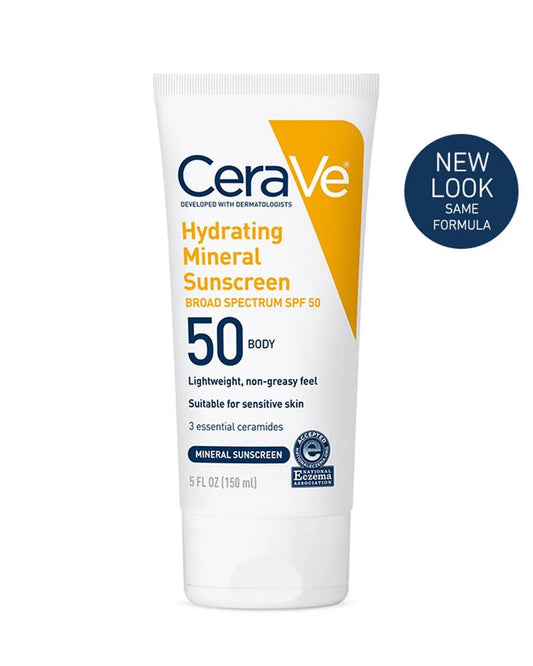 CeraVe Hydrating Sunscreen Broad Spectrum SPF 50